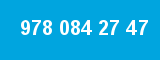 978 084 27 47 978 084 27 47